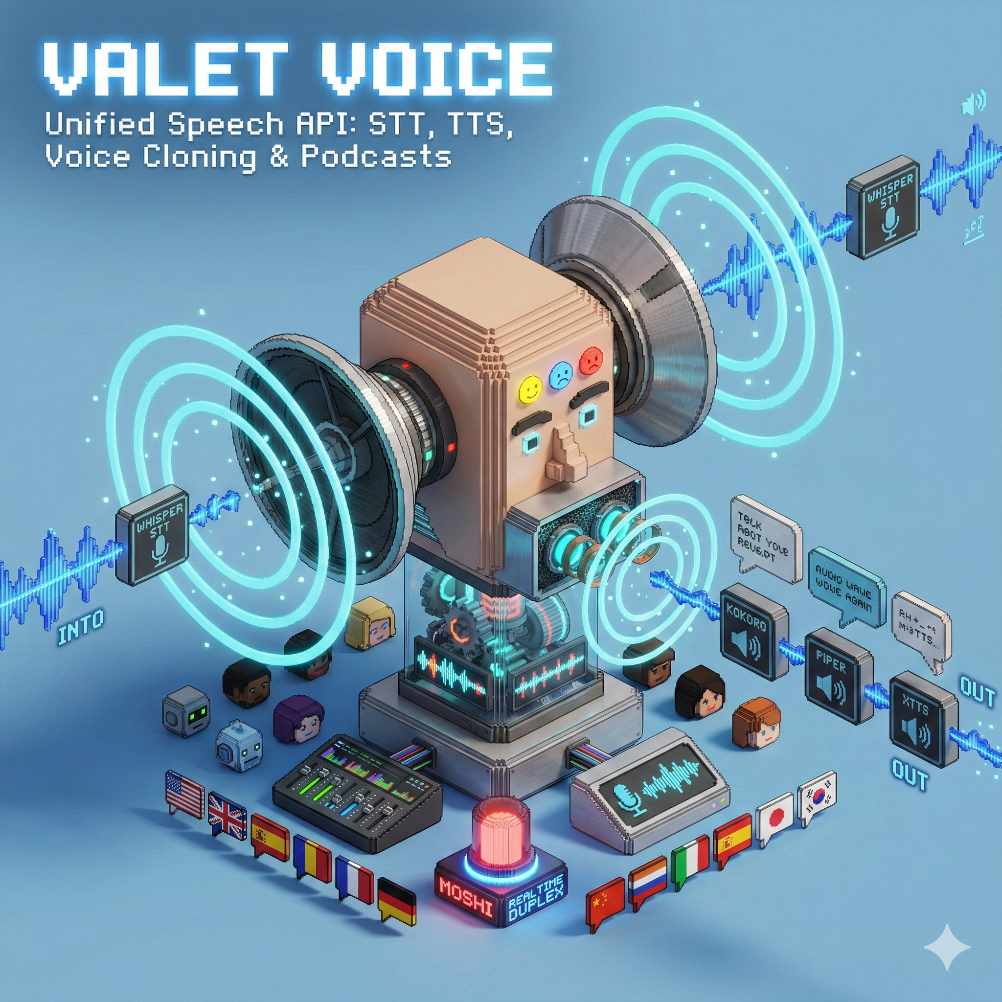 Valet Voice - Unified Speech API
