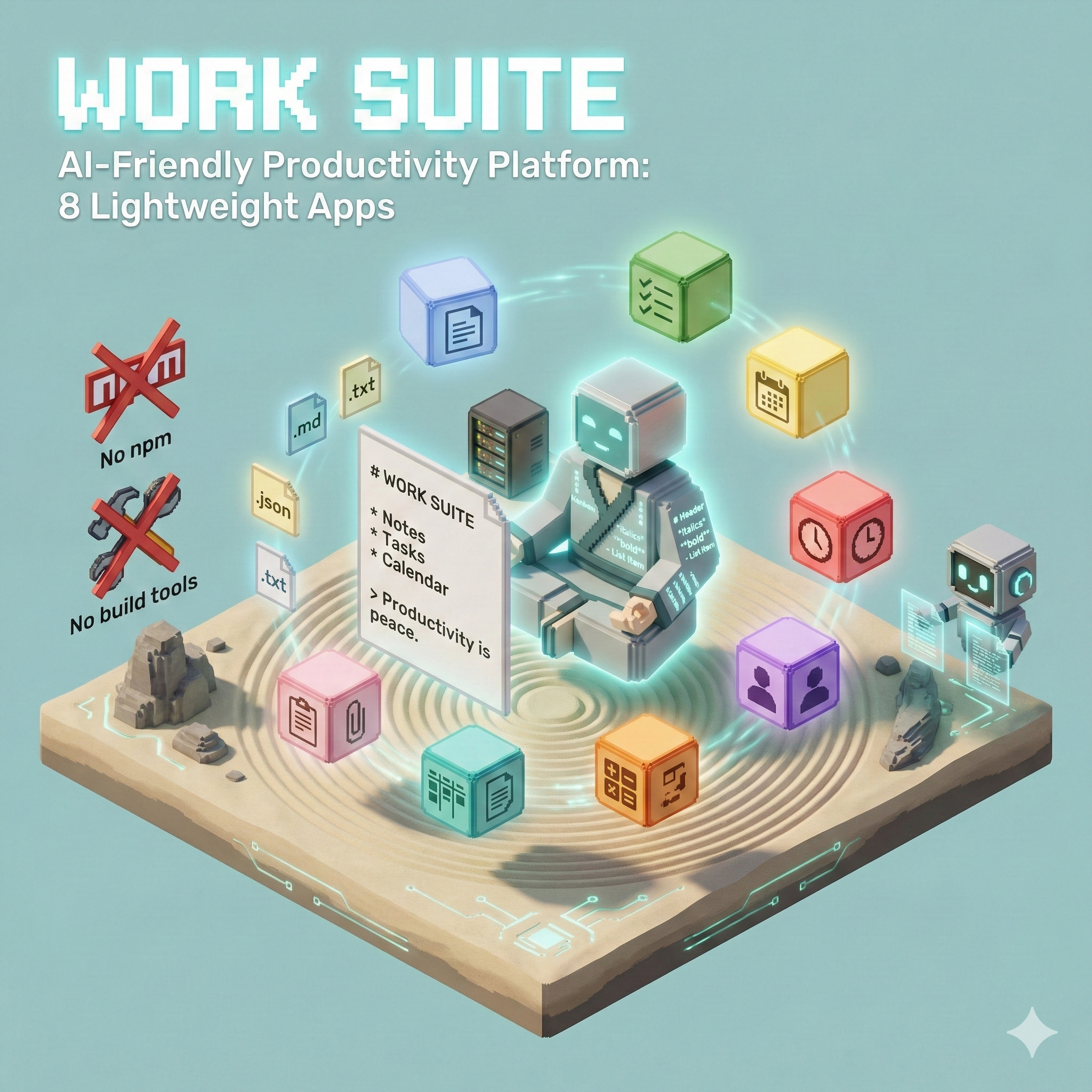 Work Suite - AI-Friendly Productivity Platform